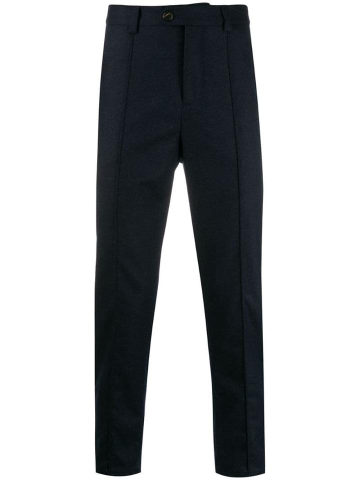 Brunello Cucinelli Leisure Fit Trousers - Blue