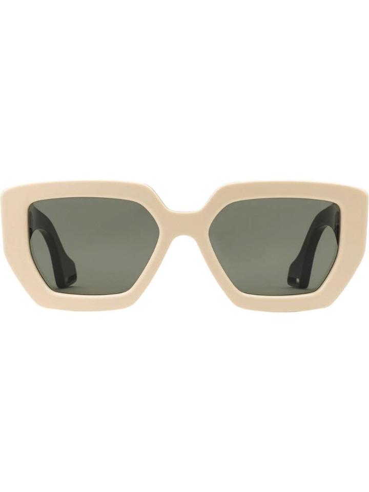 Gucci Eyewear Square Frame Sunglasses - Neutrals