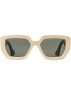 Gucci Eyewear Square Frame Sunglasses - Neutrals