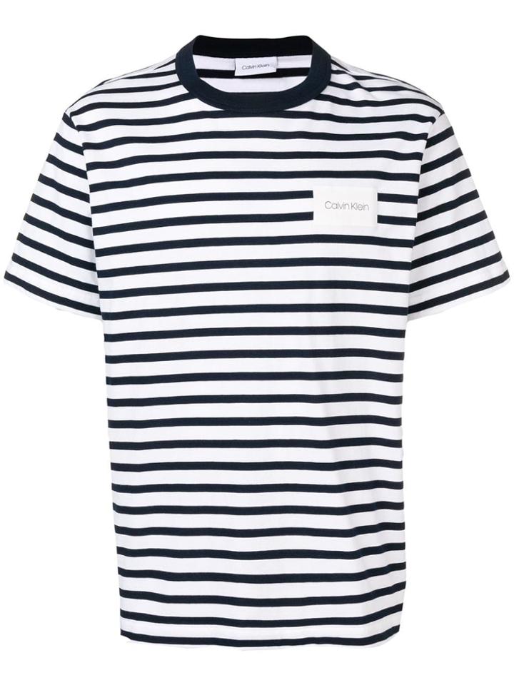 Calvin Klein Relaxed Stripe T-shirt - Blue