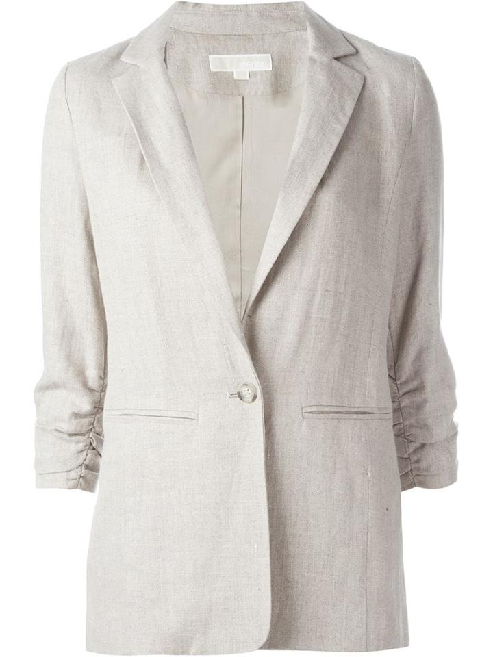 Michael Michael Kors Gathered Sleeves Blazer