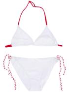 Mc2 Saint Barth Kids Teen Two-tone Bikini - White