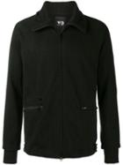 Y-3 Zipped Lightweight Jacket, Men's, Size: Xs, Black, Cotton
