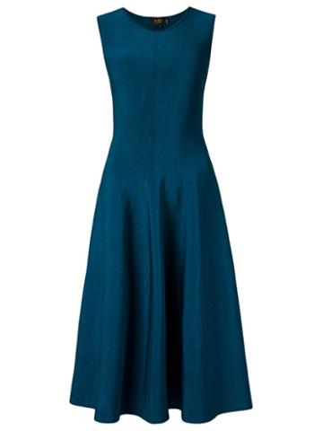 Gig Knit Flared Dress, Women's, Size: Pp, Blue, Polyamide/viscose/spandex/elastane