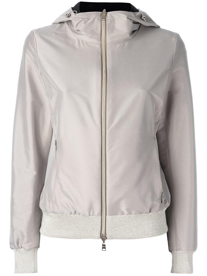 Herno - Reversible Hooded Jacket - Women - Polyamide/polyester/spandex/elastane - 42, Women's, Nude/neutrals, Polyamide/polyester/spandex/elastane