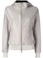 Herno - Reversible Hooded Jacket - Women - Polyamide/polyester/spandex/elastane - 42, Women's, Nude/neutrals, Polyamide/polyester/spandex/elastane