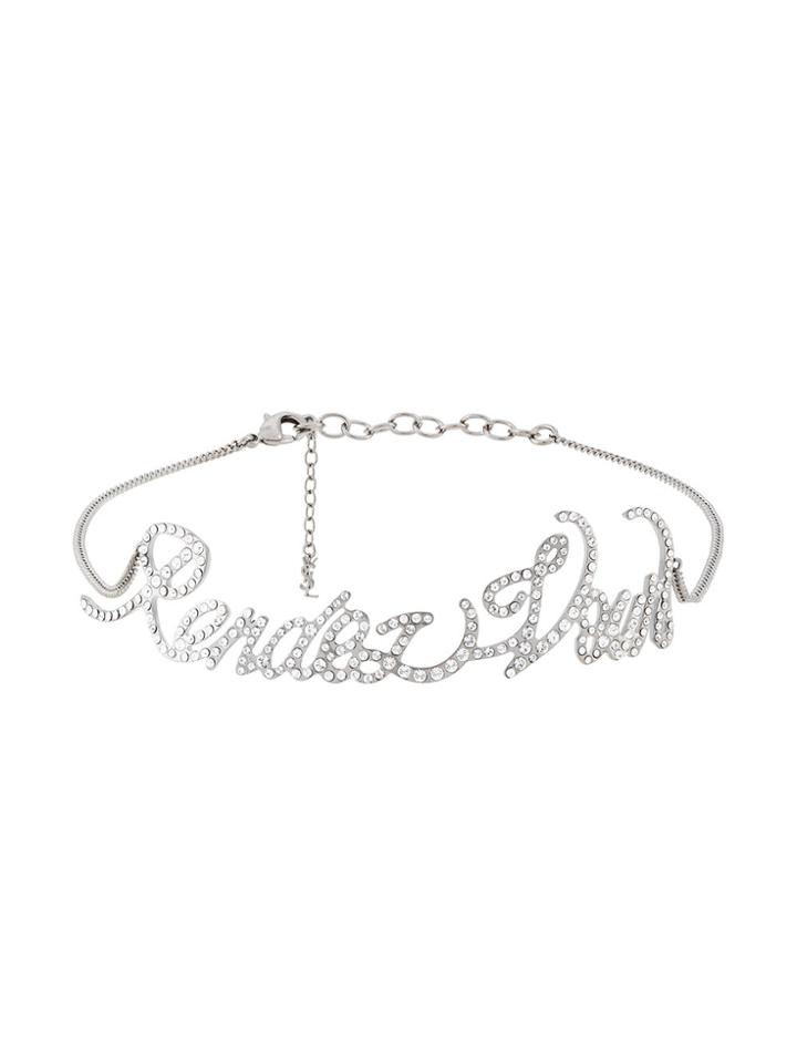 Saint Laurent Rendez-vous Choker Necklace - Metallic