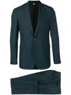 Burberry Slim Fit Wool Mohair Silk Suit - Blue