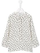 Simonetta Animal Print Blouse, Girl's, Size: 10 Yrs, Nude/neutrals