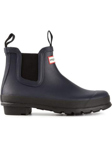 Hunter Original Chelsea Boots, Women's, Size: 3, Blue, Rubber