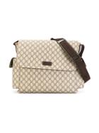 Gucci Kids Logo Print Changing Bag - Brown