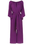 Tufi Duek Cropped Jumpsuit - Purple