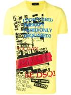 Dsquared2 'i Don't Need Therapy' T-shirt - Yellow