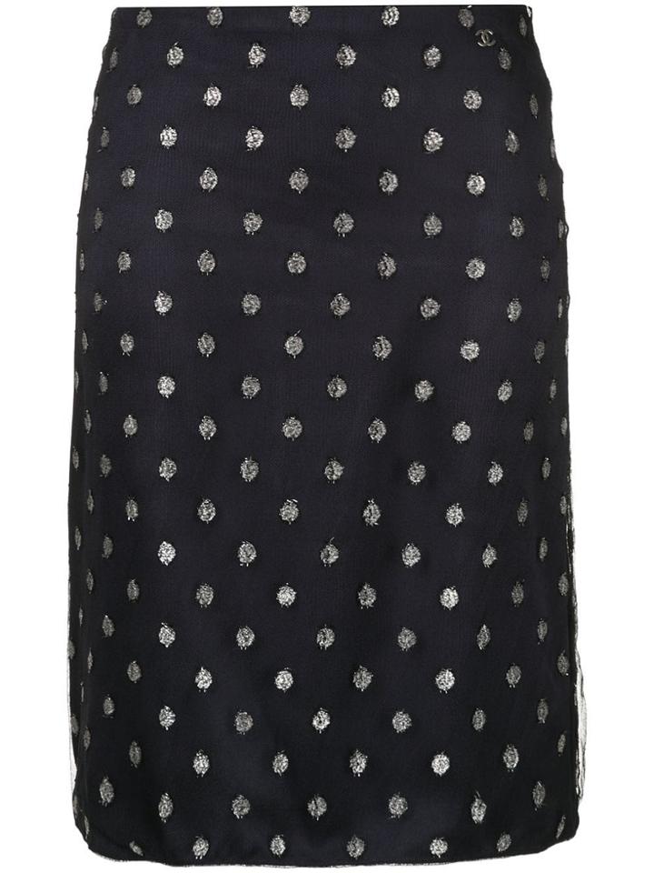 Chanel Pre-owned Cc Skirt - Blue