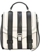 Proenza Schouler Patchwork Stripe Ps1+ Backpack - Black
