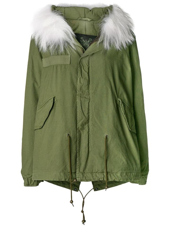 Mr & Mrs Italy Fur Hood Short Parka Coat - Unavailable
