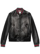 Gucci Jacket With Web - Black