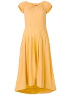 Roberto Collina Flared Dress - Yellow & Orange