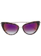 Dita Eyewear 'heartbreaker' Sunglasses - Metallic