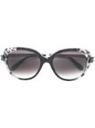 Cartier 'panthère Wild' Sunglasses, Women's, Black, Acetate/enamel/metal