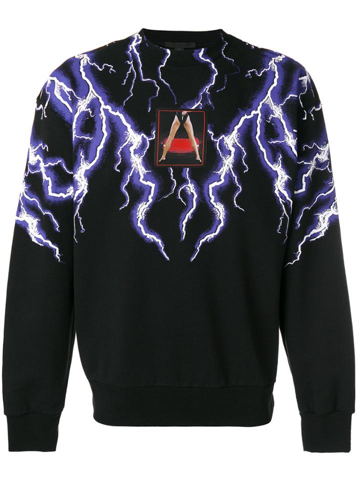 Alexander Wang Lightning Collage Sweatshirt - Black