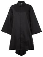 Maison Mihara Yasuhiro Back Tack Flare Shirt Dress - Black