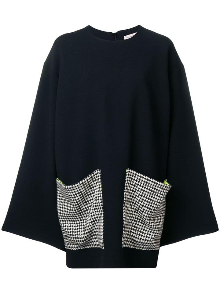 Natasha Zinko Oversized Mini Dress - Black