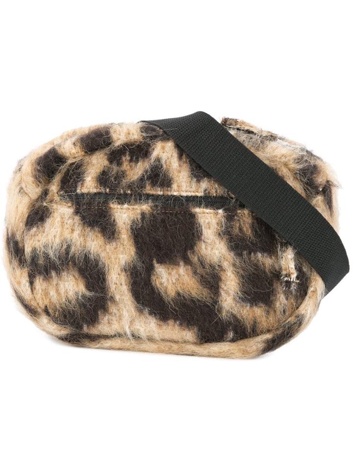 R13 Leopard Fanny Pack - Brown