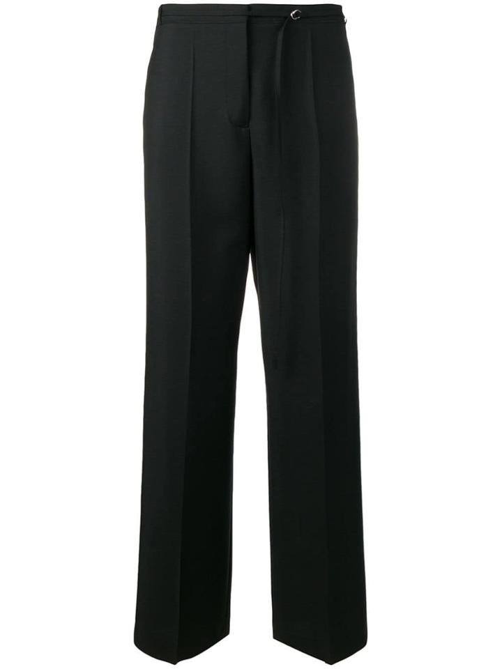 Jil Sander Tailored Palazzo Trousers - Black