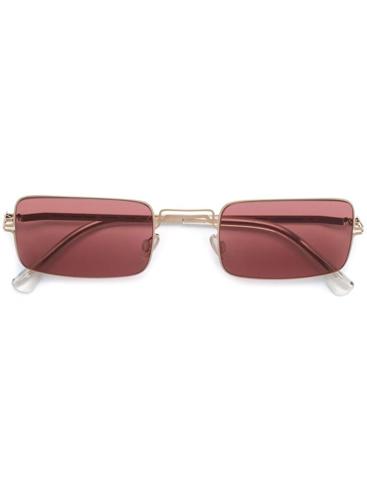 Mykita Mykita X Maison Margiela Square Shaped Sunglasses - Metallic