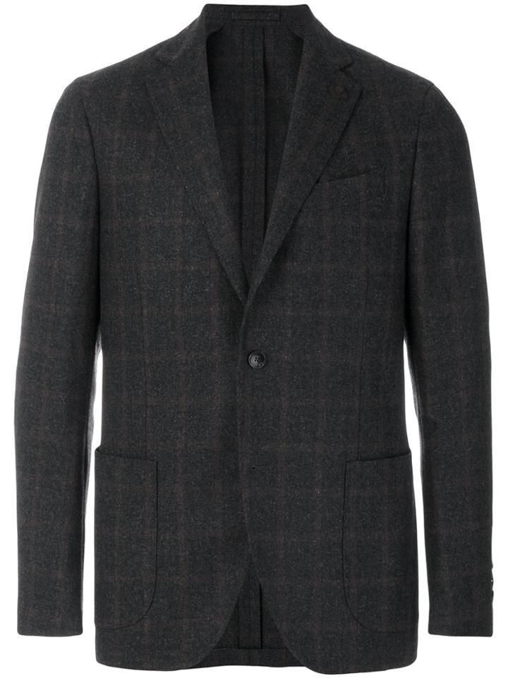 Lardini Textured Blazer - Grey