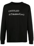 Takahiromiyashita The Soloist Untitled Print T-shirt - Black