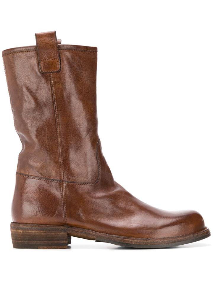 Officine Creative Chunky Ankle Boots - Brown