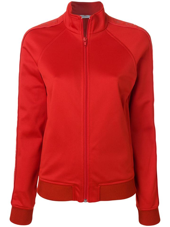 Givenchy Red Logo Stripe Track Jacket