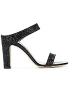 Giuseppe Zanotti Design Glitter Strap Sandals - Black