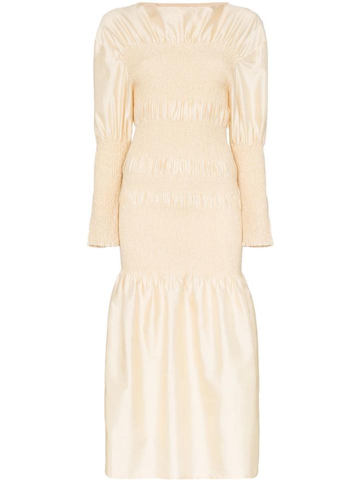 Toteme Elasticated Detail Dress - Neutrals