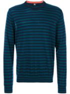 Ps By Paul Smith - Knitted Sweater - Men - Merino - M, Blue, Merino