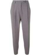 Eleventy Relaxed Fit Trousers, Women's, Size: 44, Grey, Nylon/polyester/polyurethane