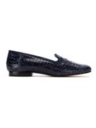 Blue Bird Shoes Perforated Suede Loafer