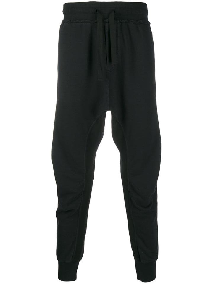 Haider Ackermann Tapered Panelled Jogging Bottoms - Black