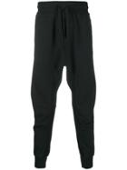 Haider Ackermann Tapered Panelled Jogging Bottoms - Black