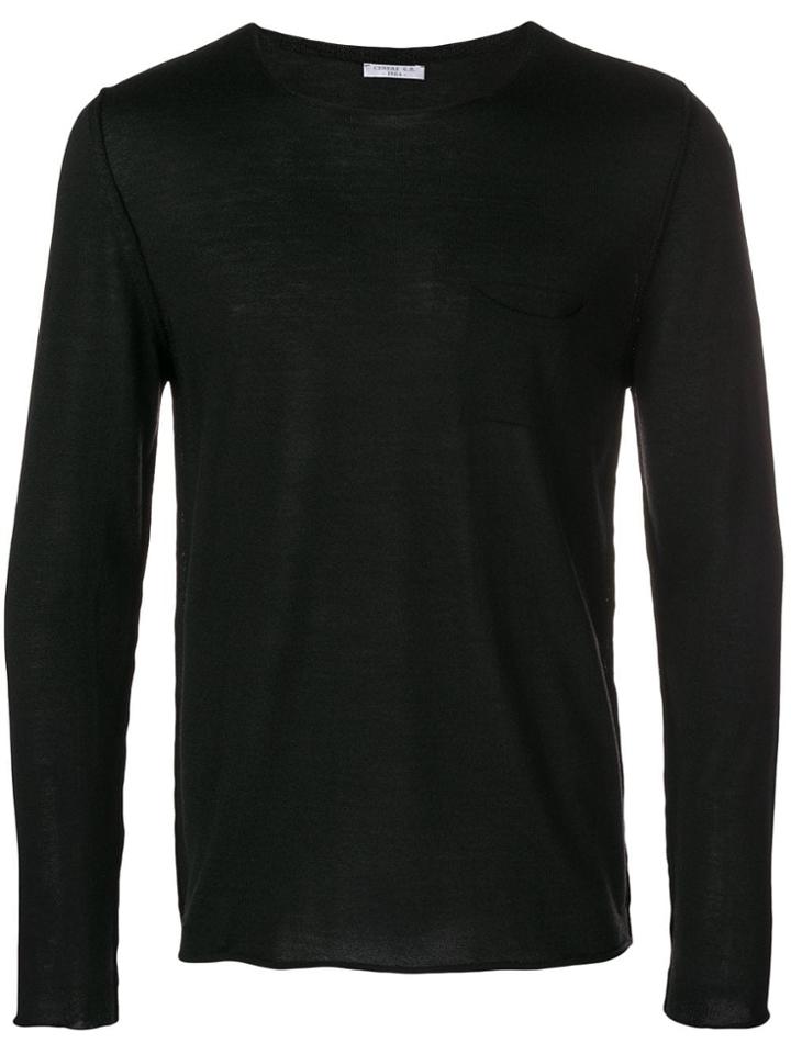 Cenere Gb Crew Neck Pullover - Black