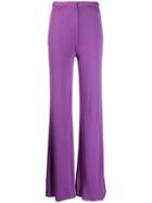 A.n.g.e.l.o. Vintage Cult 1970's Flared Trousers - Purple