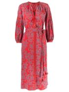 Talie Nk Printed Dress, Women's, Size: 40, Red, Viscose
