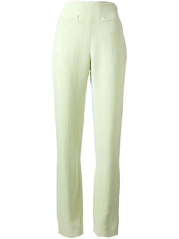 Jean Louis Scherrer Vintage Crepe Trousers - Green