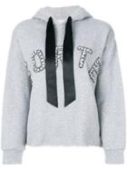 Forte Couture Logo Hoodie - Grey