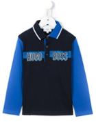 Boss Kids Logo Print Polo Shirt, Boy's, Size: 10 Yrs, Blue