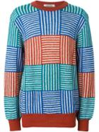 Missoni Vintage Geometric Pattern Sweater, Men's, Size: Large, Green