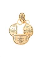 Chanel Pre-owned 1991 Cc Crown Plate Bracelet - Gold