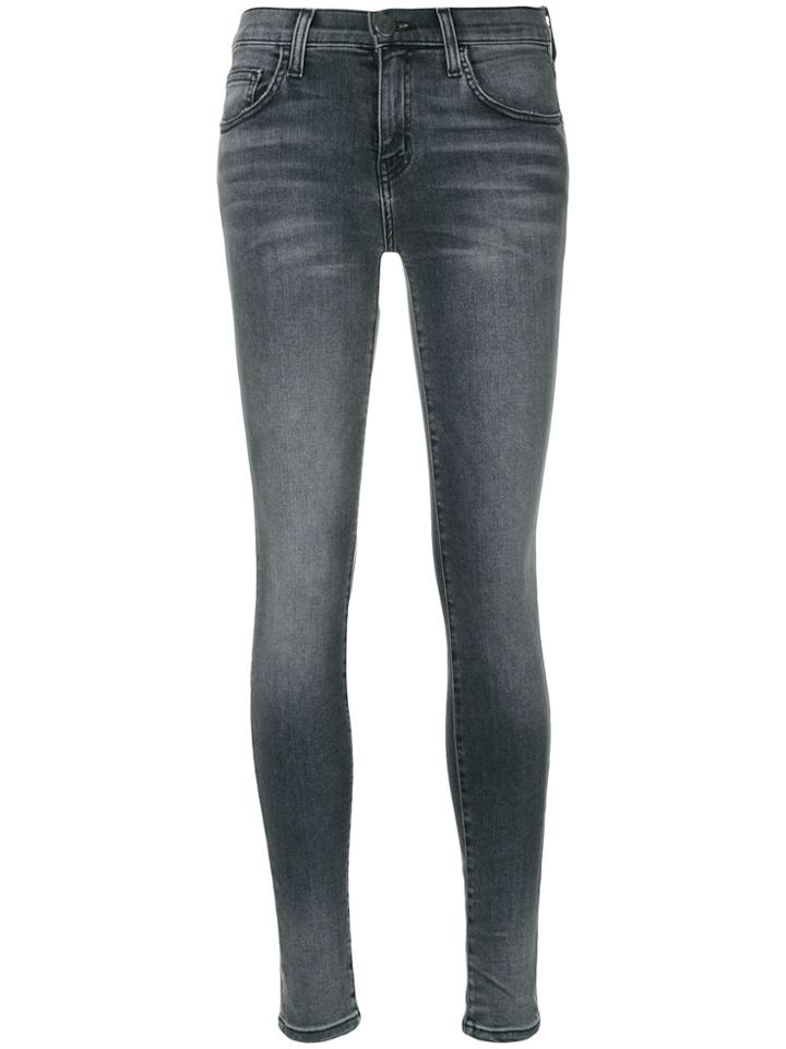 Current/elliott The Highwaist Ankle Skinny Jeans - Blue